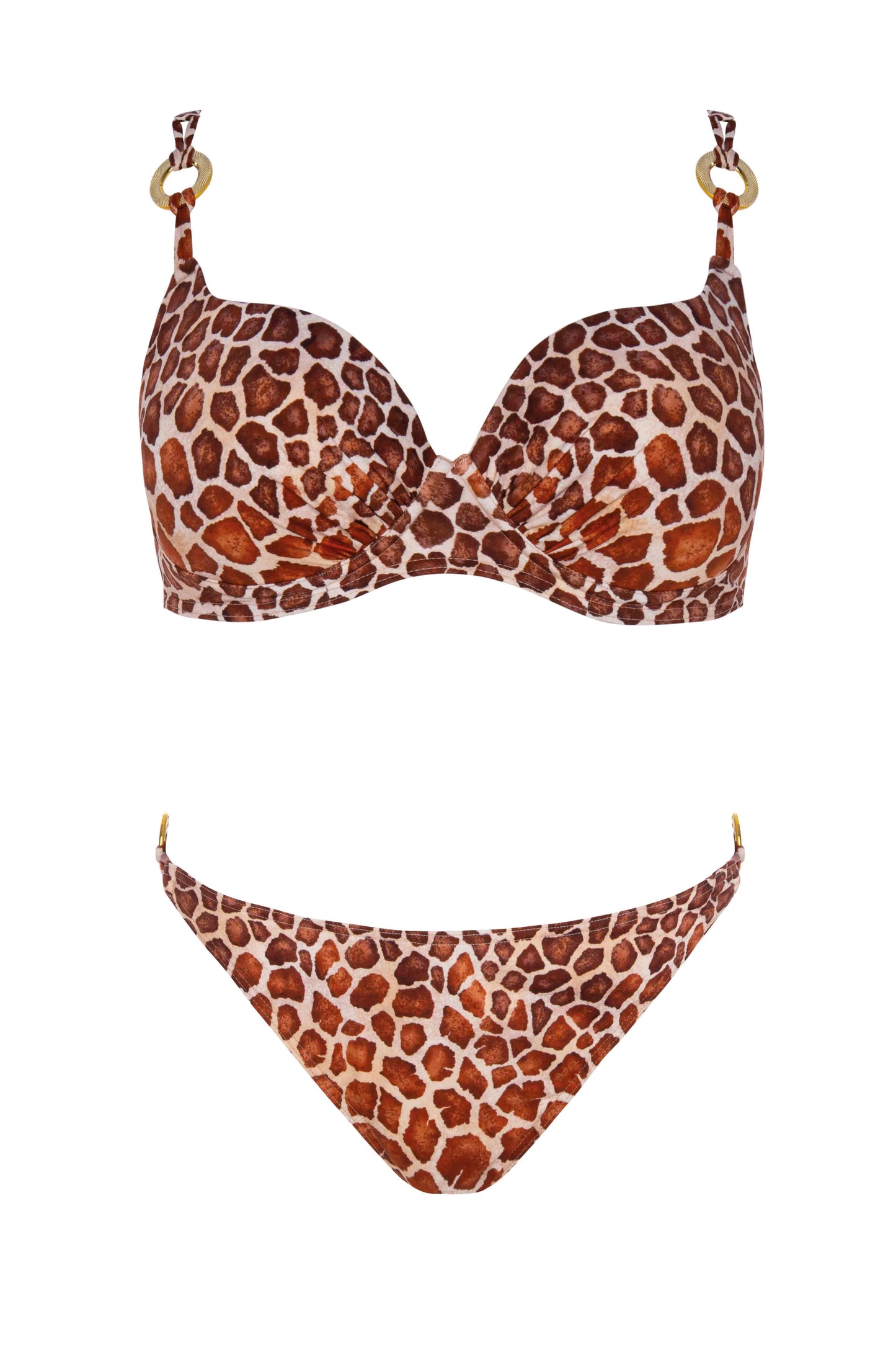 Kenya 3 – Elegantes Push-up-Bikini-Set mit Animal-Print