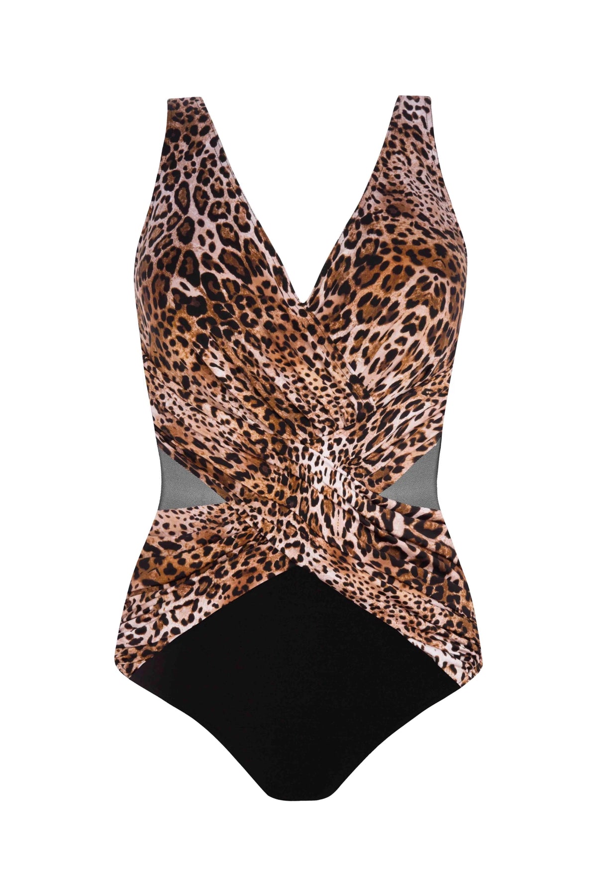 Figurformender Badeanzug Zambia 8 – Leopard Print - Figurformender Badeanzug | ROMA MODA